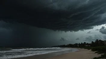 En mørk og stormfull natt med en tragisk hendelse