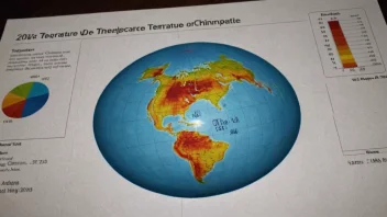 Et bilde som viser sammenhengen mellom temperatur og klima