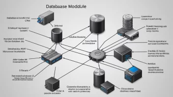 En databasemodulkomponent er en del av en større database som utfører en spesifik funksjon.