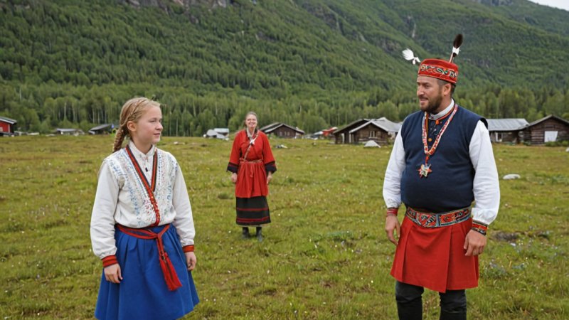 norsk språk, samisk språk, kulturell utveksling, språkrevitalisering, språklig mangfold