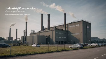 Et bilde som illustrerer begrepet industrikompensasjon, som er en type kompensasjon som gis til industrier eller bedrifter.