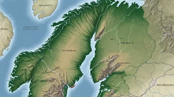 Et kart over Norge med flere fylker eller kommuner markert.