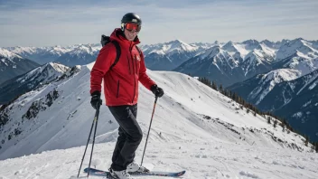 En skitimer som hjelper en skiløper å forbedre teknikken sin på en snødekt fjellside.