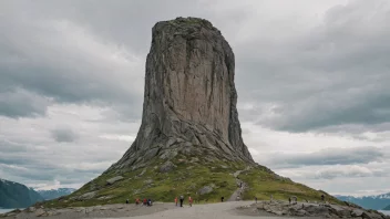 Et berømt landemerke i Norge som tiltrekker seg turister fra hele verden.