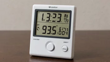 En termohygrometer, et instrument som måler luftfuktigheten og temperaturen i et rom eller en omgivelse.