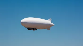 En blimp er en type luftskip som er fylt med helium eller hydrogen.