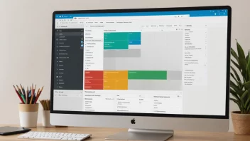 En bilde av en dataskjerm som viser et system for klassifisering av datatyper.