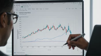 En visuell representasjon av en statistisk modell brukt for å forutsi fremtidige verdier