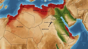 Et kart som viser regionene hvor berberspråk snakkes i Nord-Afrika