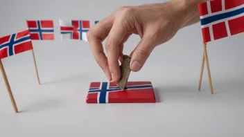 Et bilde som representerer tvang eller makt, med en hint av norsk kultur.