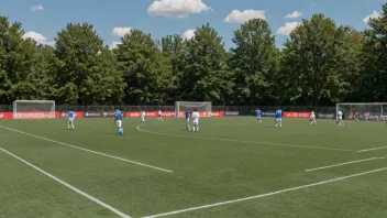 Et område på en fotballbane hvor spillere kan byttes ut under en kamp.