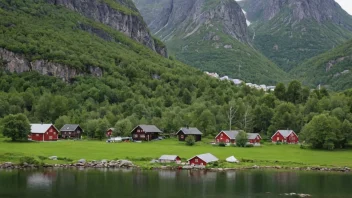 En pittoresk kommune i Norge med få innbyggere og mye naturskjønnhet.