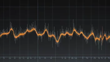 En illustrasjon av en lydbølge som komprimeres av en audiokodek-algoritme