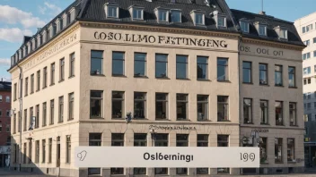 Et bilde av en bygning i Oslo med en skilt som leser 'Osloforeningen'.