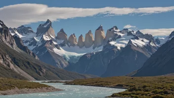 En åndeløs utsikt over Patagonias unike landskap