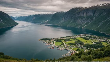 Et malerisk landskap i Norge.