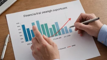 En person som mottar økonomisk støtte, med en subtil bakgrunn av en kalender eller en graf som viser økonomisk vekst.