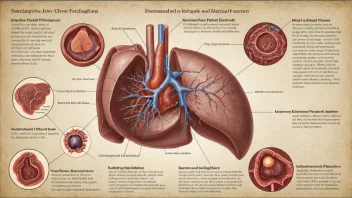 Et bilde som illustrerer studiet av hepatologi, med leveren og dens funksjoner i fokus.