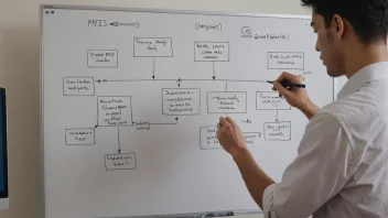 En person som analyserer og forbedrer en arbeidsprosess ved hjelp av simulering.