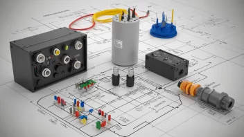 En bilde av en trefasemodell med elektriske komponenter og diagrammer.