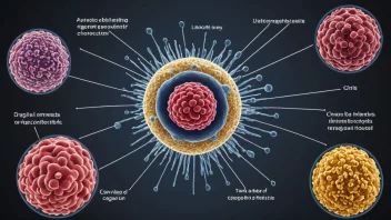 En celle med et sterkt immunforsvar, hvor ulike komponenter samarbeider for å bryte ned og eliminere patogener.