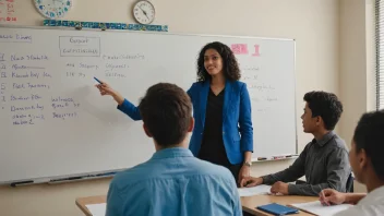 En gruppe studenter som deltar på et spesialiseringkurs.