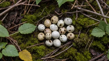 Et bilde av veggegg i sin naturlige omgivelse.