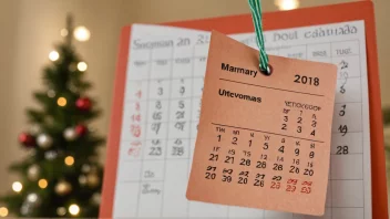 En prislapp med en sesongkalender i bakgrunnen, med priser som varierer etter sesong.