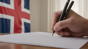 En person som signerer et frigjøringsdokument, symboliserer frihet og uavhengighet.