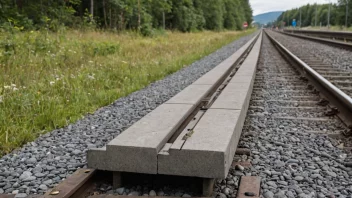 En stoppkloss er en viktig sikkerhetsanordning som brukes til å stoppe tog i nødsituasjoner.