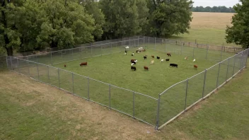 Et dyreområde eller en dyreinhegning, ofte funnet i zoologiske hager eller dyreparker.