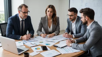 En strategirådgiver som jobber med et team