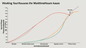 En graf som viser sammenhengen mellom arbeidstid og lønn, med en kurve som øker når arbeidstiden øker.