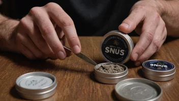 En person som slutter å bruke snus