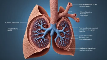 Illustrasjon av lungevæv