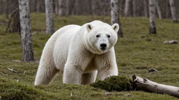 Et bilde av en truet art i sin naturlige habitat, som fremhever viktigheten av bevaring.