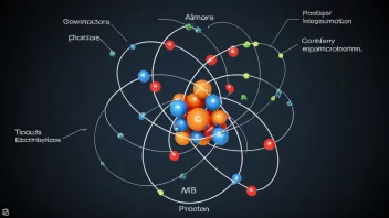 En illustrasjon av atomets struktur.