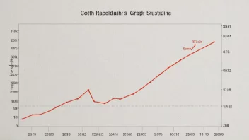 En graf med en trendlinje som viser en klar stigende trend, med datapunkter spredt rundt linjen.