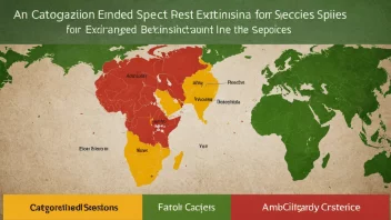 Et kategoriseringssystem for arter som er truet av utryddelse.