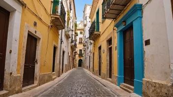 Et bilde av Alfama-bydelen i Lisboa, Portugal.