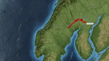 Et kart over Norge med ulike regioner merket som dyrehelserområder