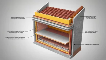 En varmebarriere i en bygning, designet for å hindre varmeoverføring og redusere energitap.