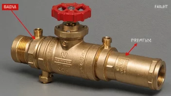 En tilbakestrømningsventil, også kjent som en backflow preventer valve.