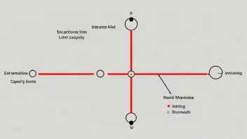 Et nettverksdiagram som viser en kapasitetsbegrensning.