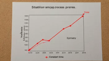 En graf som viser en stasjonær prosess.