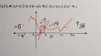 En matematisk ligning med eksponentielle funksjoner, med en graf i bakgrunnen.