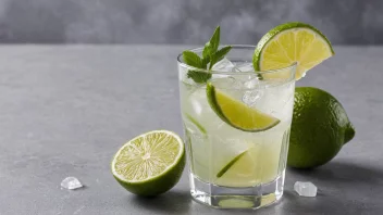 Et forfriskende glass med limejuice