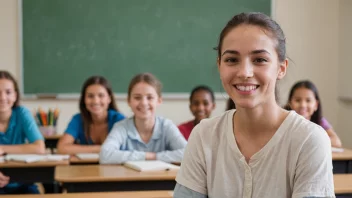 En elev som har en positiv skoleoppleving