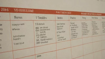 Et bilde av en kalender eller en tidslinje med utstillingsdatoer merket, som representerer varigheten av en utstilling.