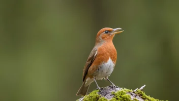 Et fuglelokk, spesifikt et norsk fuglelokk, med en naturlig bakgrunn.